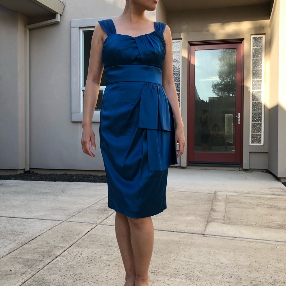 Maggie London Blue Cocktail Dress